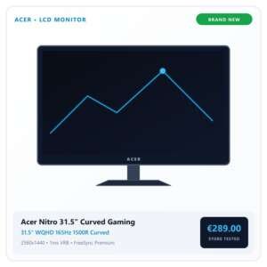 [NEW] Acer Nitro 31.5" 165Hz WQHD 1500R Curved Gaming LCD Monitor