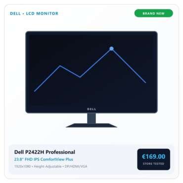 [NEW] Dell P2422H 24" Full HD IPS Professional Office Monitor
